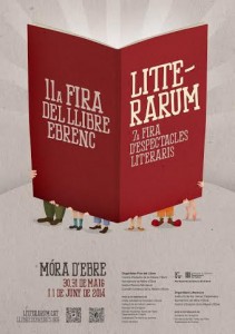 Cartell Litterarum i Fira Llibre Ebrenc 2014