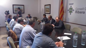 Consell d'Alcaldes Ribera d'Ebre amb president AMC 29-4-2014