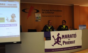 IMATGE - Presentació de la I Marató del Priorat ahir a Tarragona. 