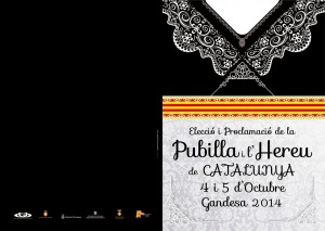 CARTELL PUBILLATGE CATALUNYA GANDESA octubre 2014