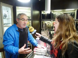 entrevistant Andreu Carranza a Bassa