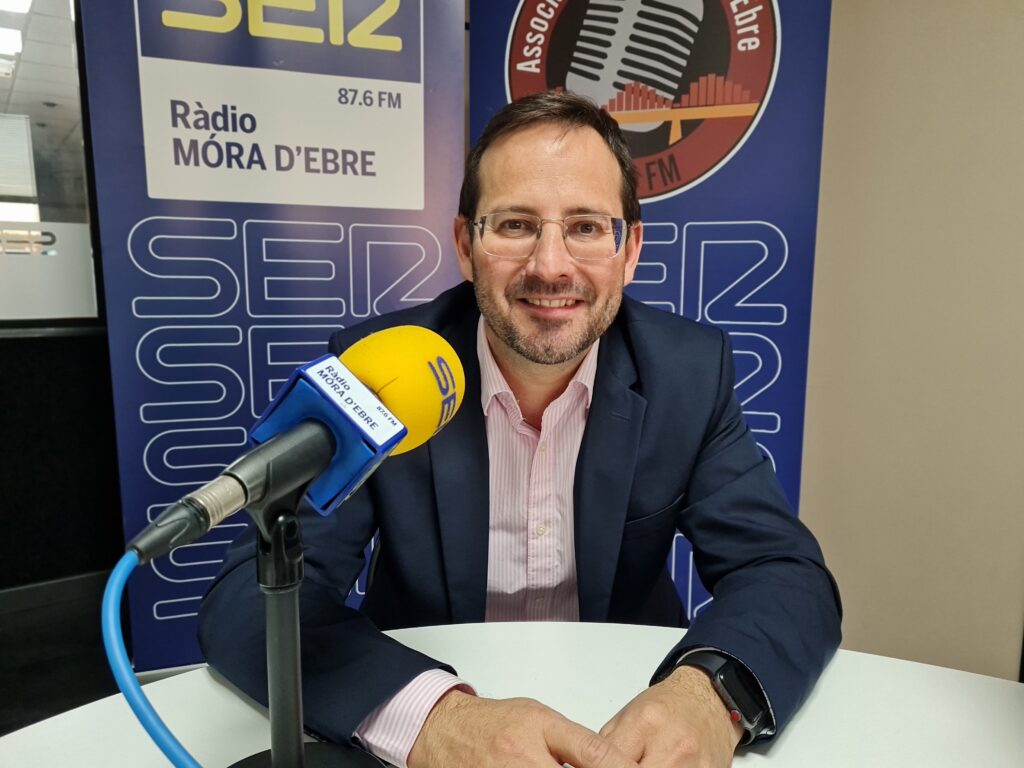 Rubén Biarnés, alcalde de Móra d'Ebre
