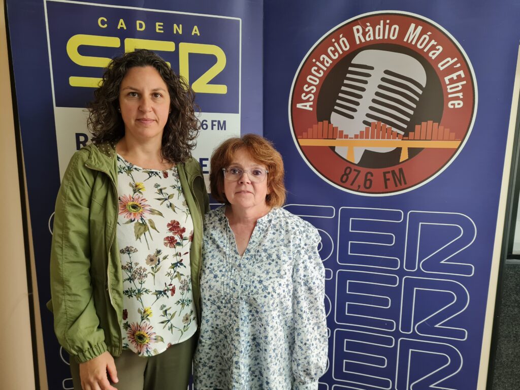 Raquel Gené i Rosa Serrano, de l'Hospital Comarcal de Móra d'Ebre